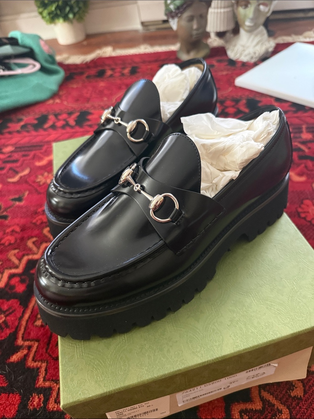 Gucci Leather Moccasins, Cordovan Lux